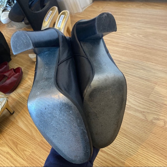 SOLD! Calvin Klein leather boots, 4” heel, size 7 - Picture 11 of 14